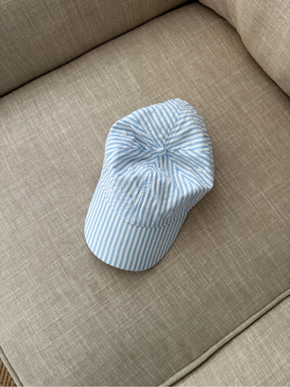 Seersucker Baseball Hat